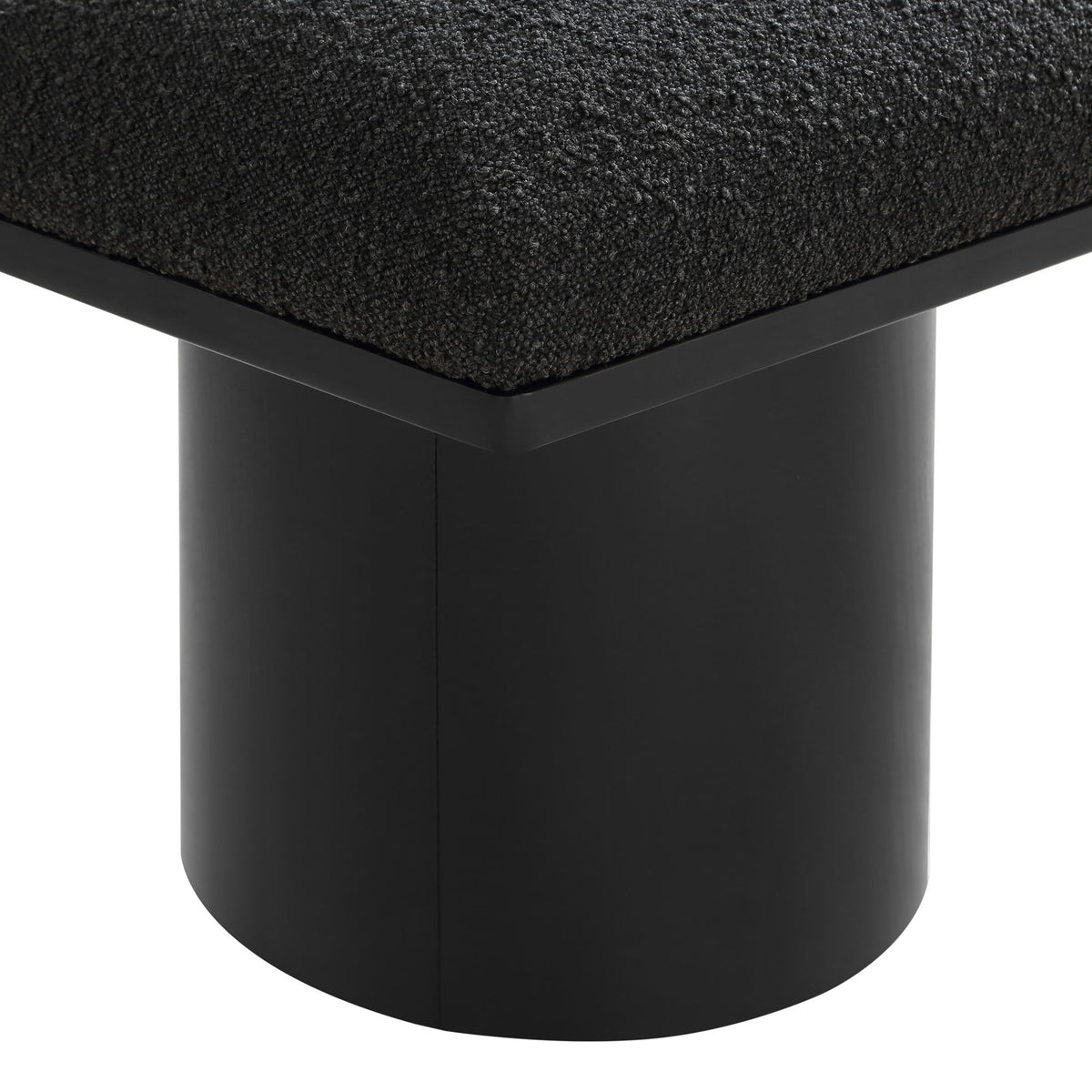 Pavilion - 2 Piece Modular Bench With Black Base