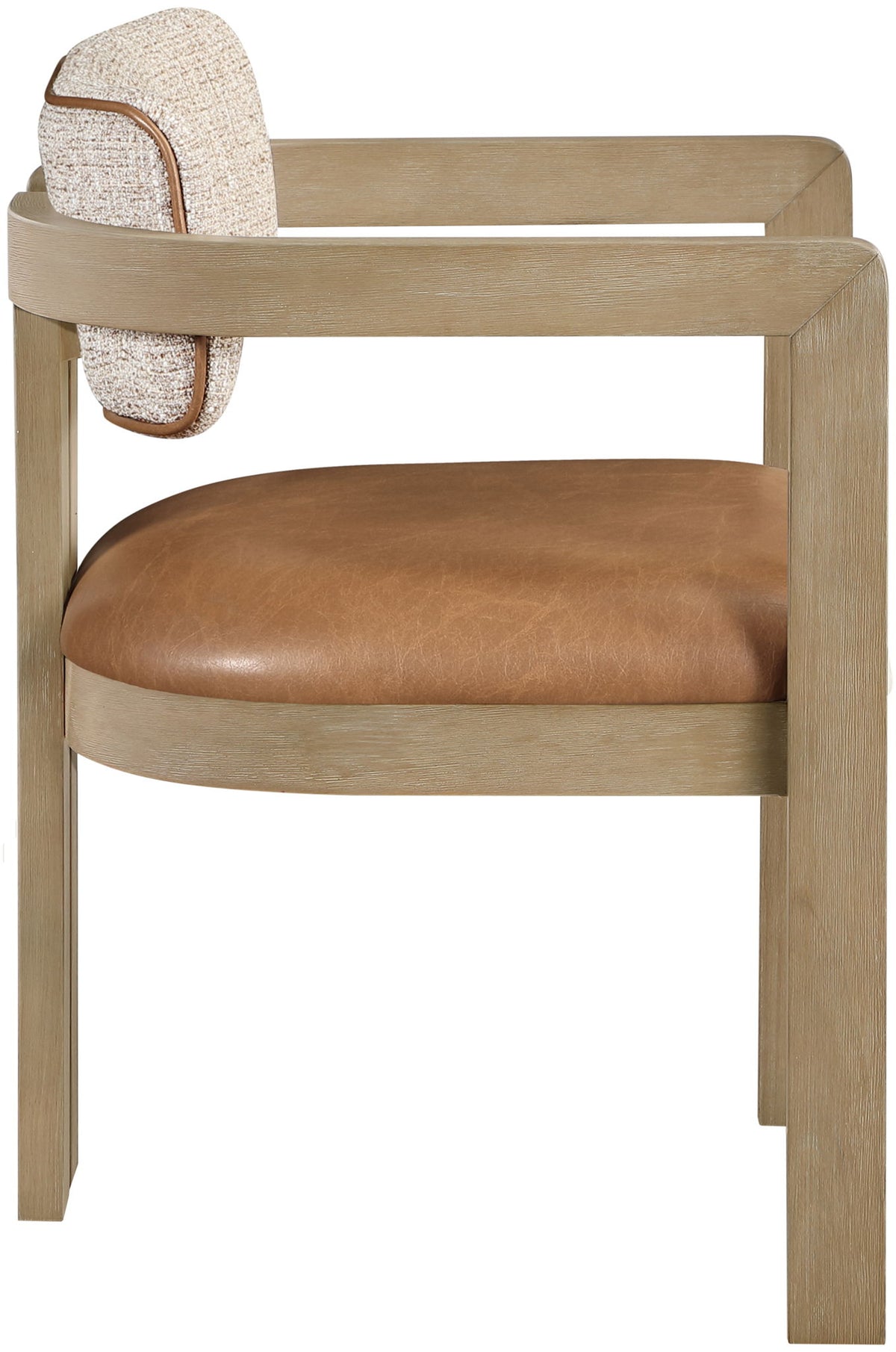Ravina - Upholstered Dining Chair With Stained Natural Base (Set of 2)