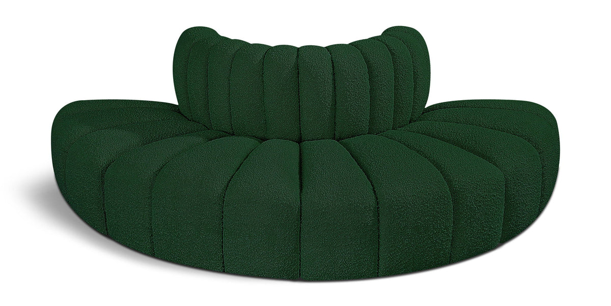 Arc - Boucle Fabric 4 Piece Modular Sofa