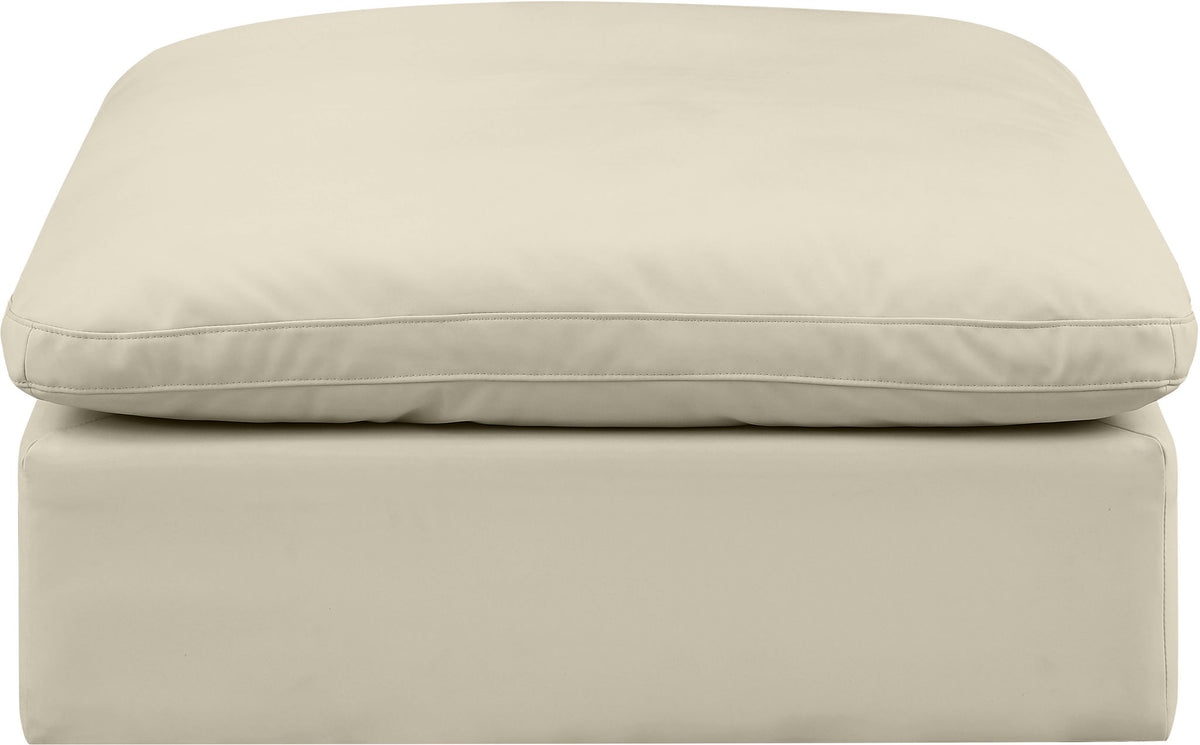 Comfy - Faux Leather Ottoman