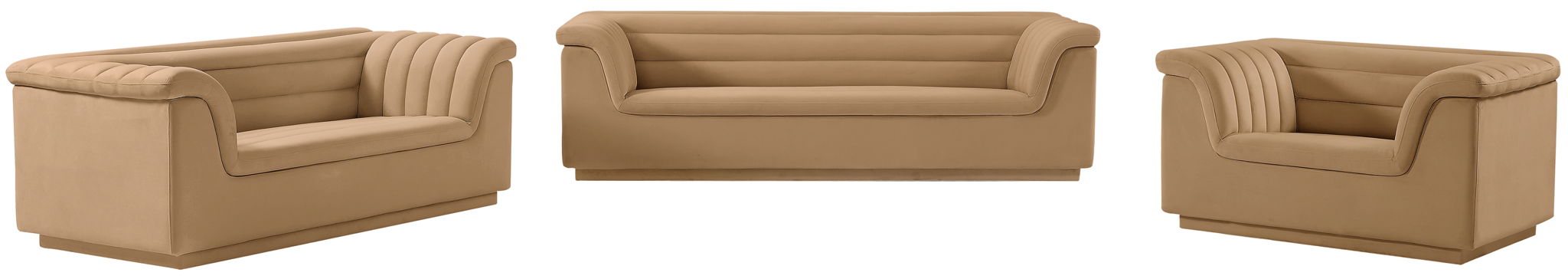 Cascade - Velvet Loveseat