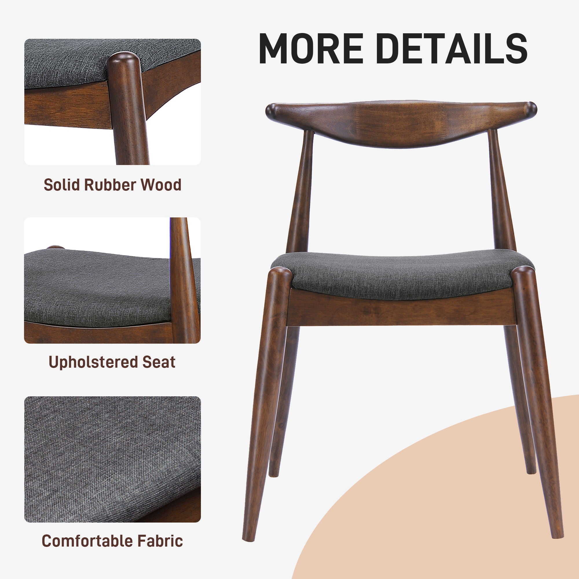 Retro Elegant 5 Piece Dining Set