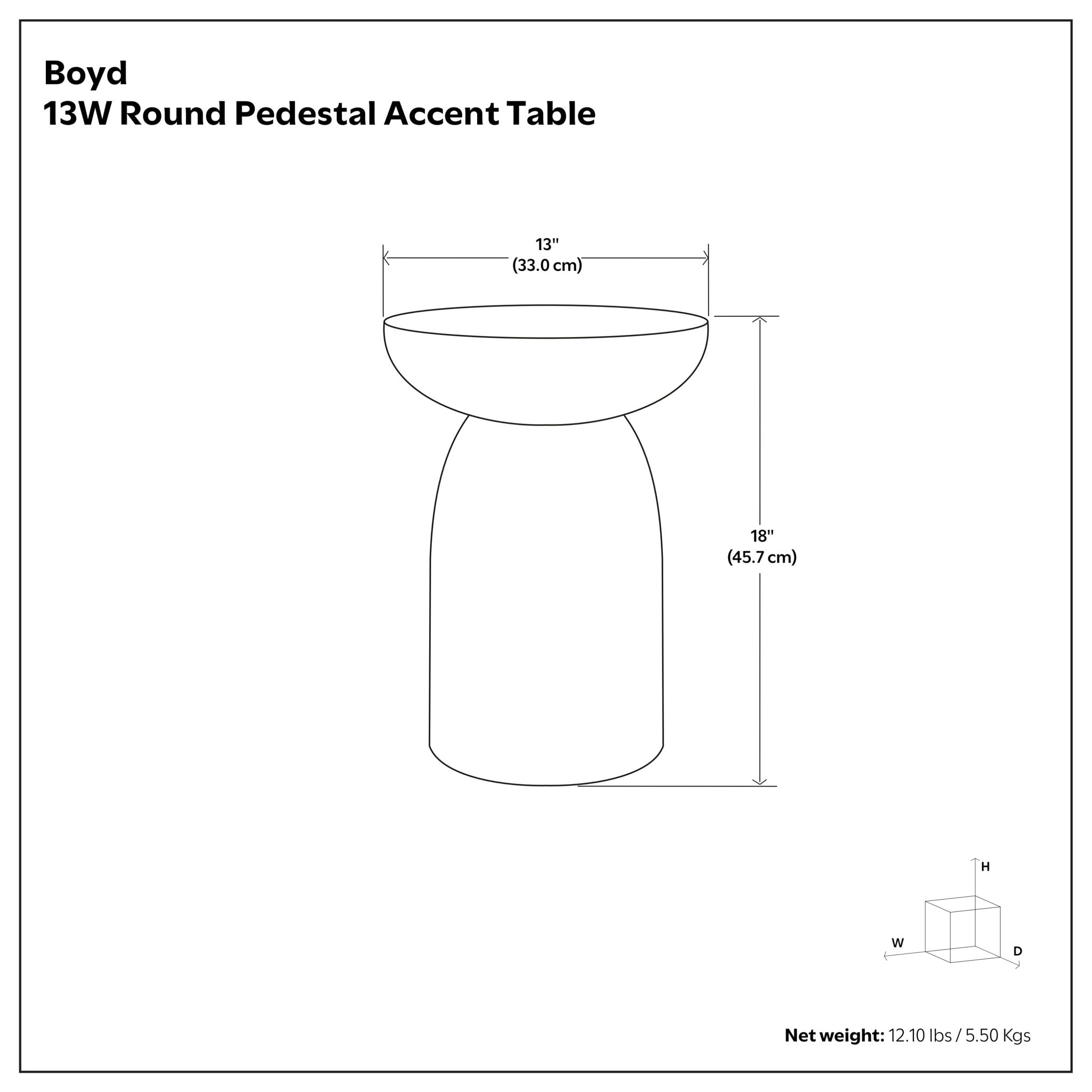 Boyd - Line Accent Table - Black