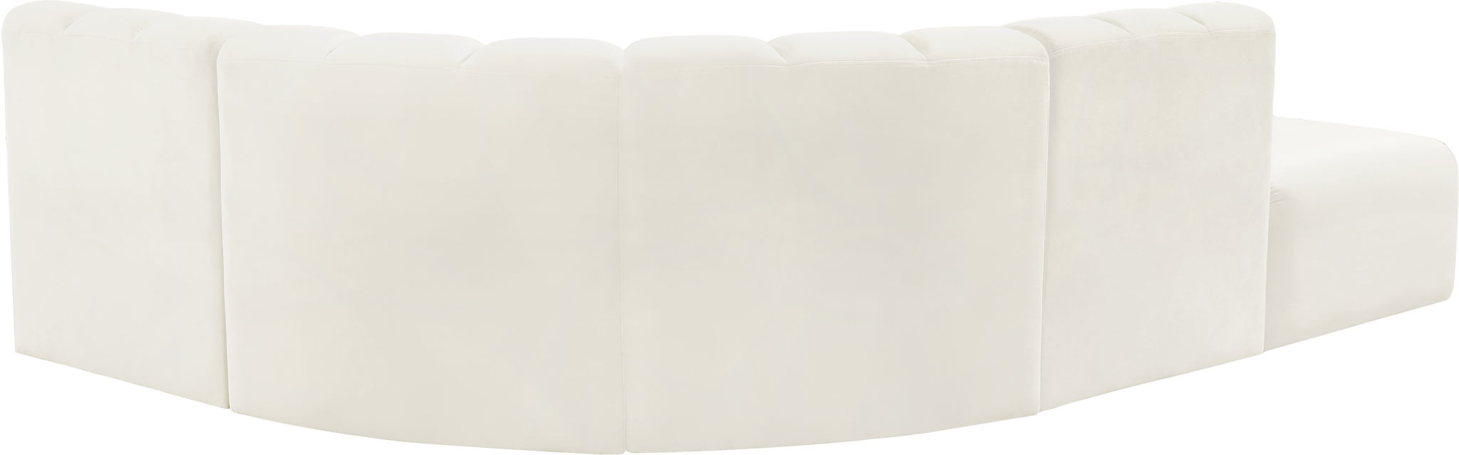 Arc - Velvet 5 Piece Corner Modular Sofa