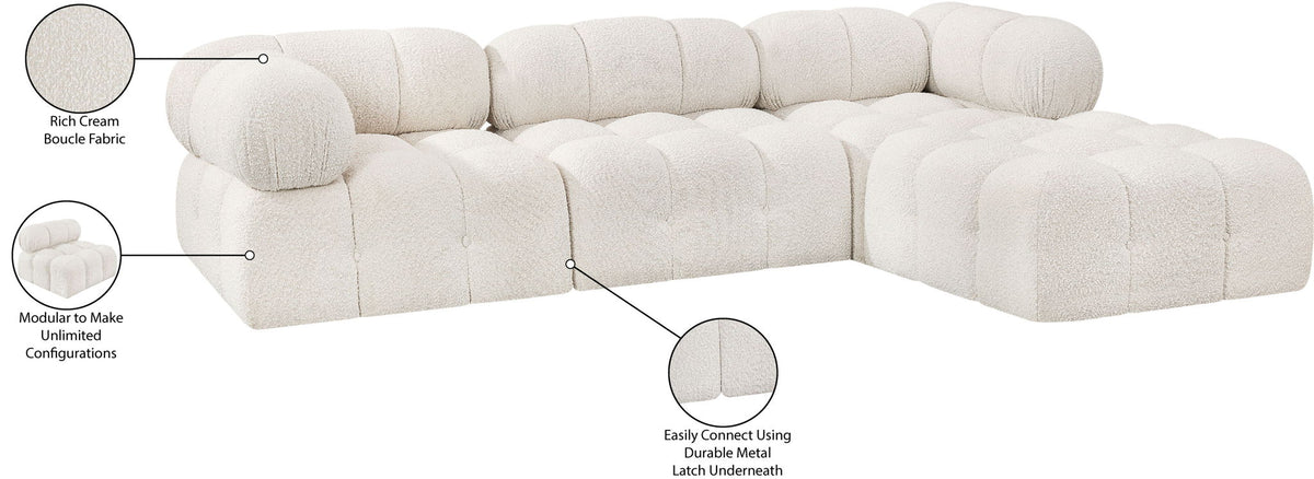 Ames - 4 Piece Fabric Modular Sectional