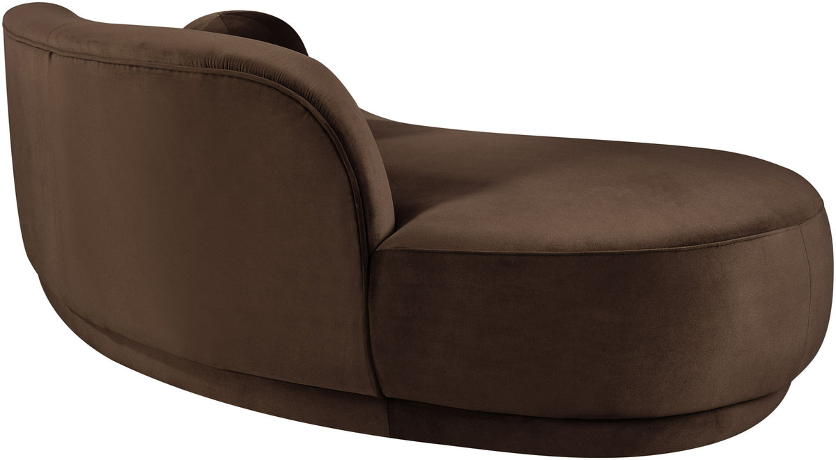 Avra - 86" Velvet Performance Fabric Upholstered Sofa