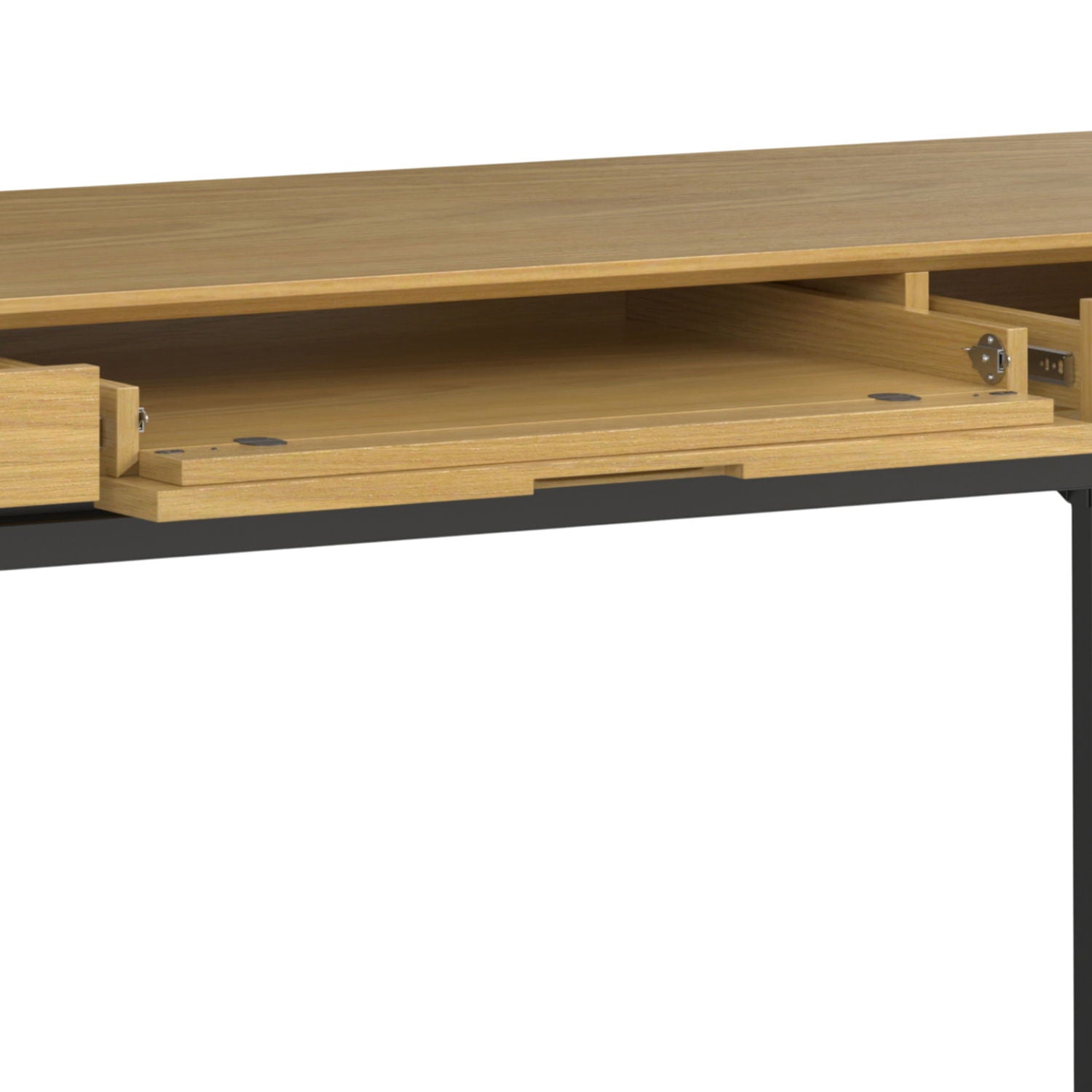 Banting - Wide Desk - Oak Veneer
