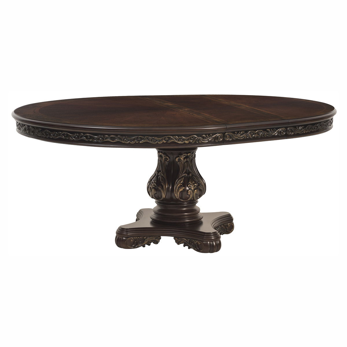 Deryn Park - 5 Piece Set (Round Table & 4 Side Chairs) - Cherry