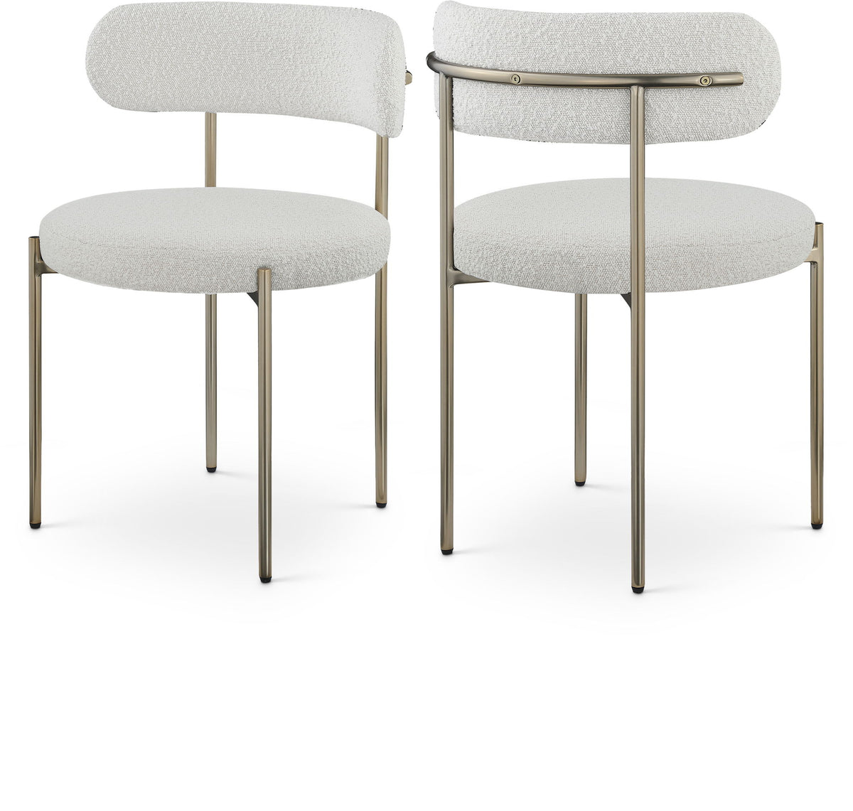 Beacon - Boucle Fabric Dining Chair (Set of 2)