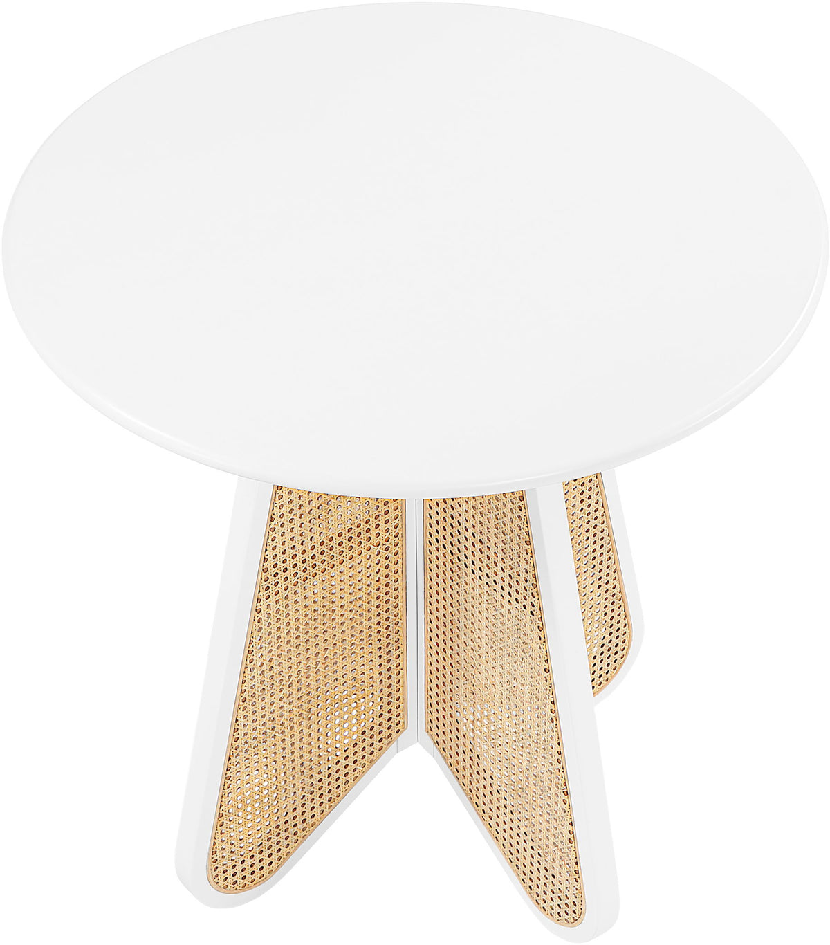 Butterfly - Solid Wood And Natural Cane Table
