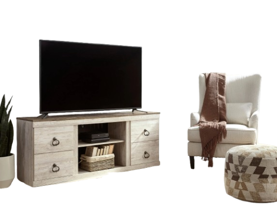 EW0331-268 - TV Stand w/Fireplace 60"L