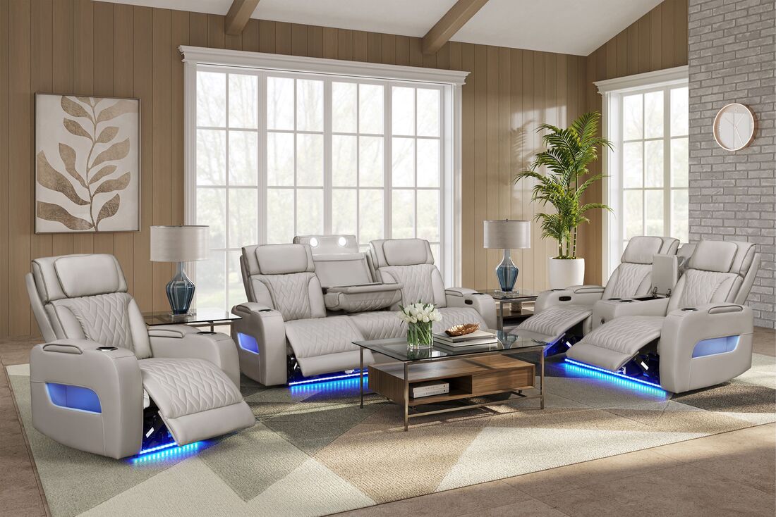 DUBAI 3PC Sand Power Reclining Set – FREE Rug or TV Included!