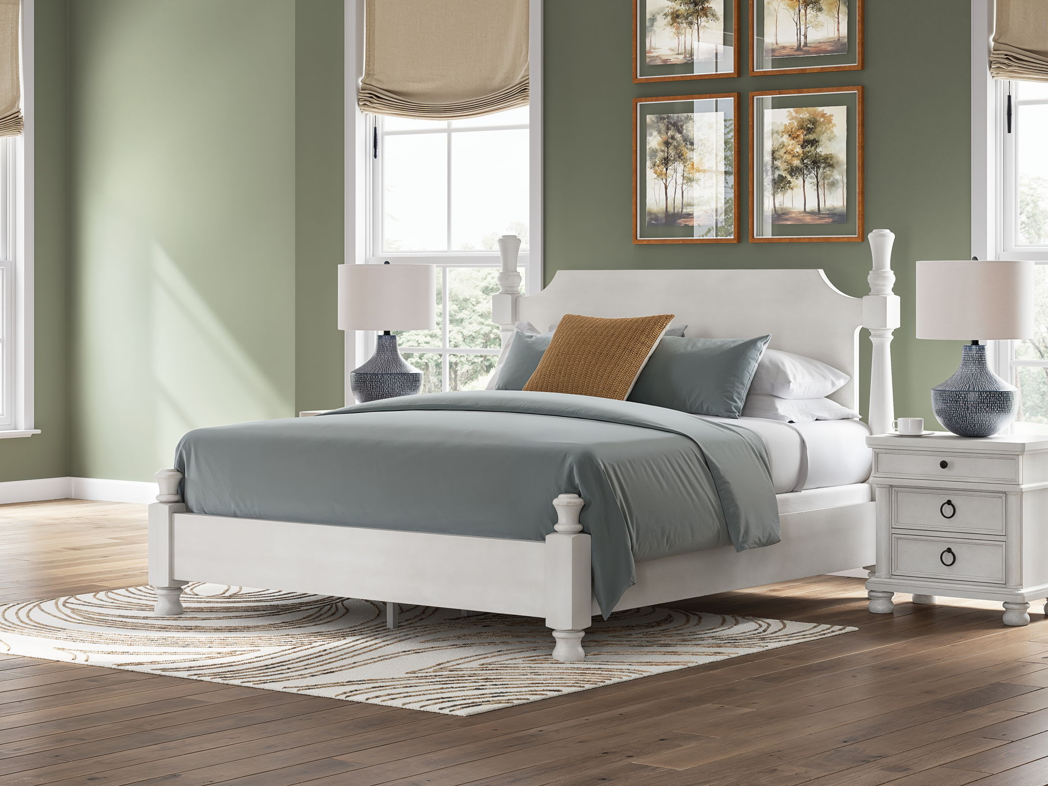 Rowlenstown - Three Drawer Night Stand