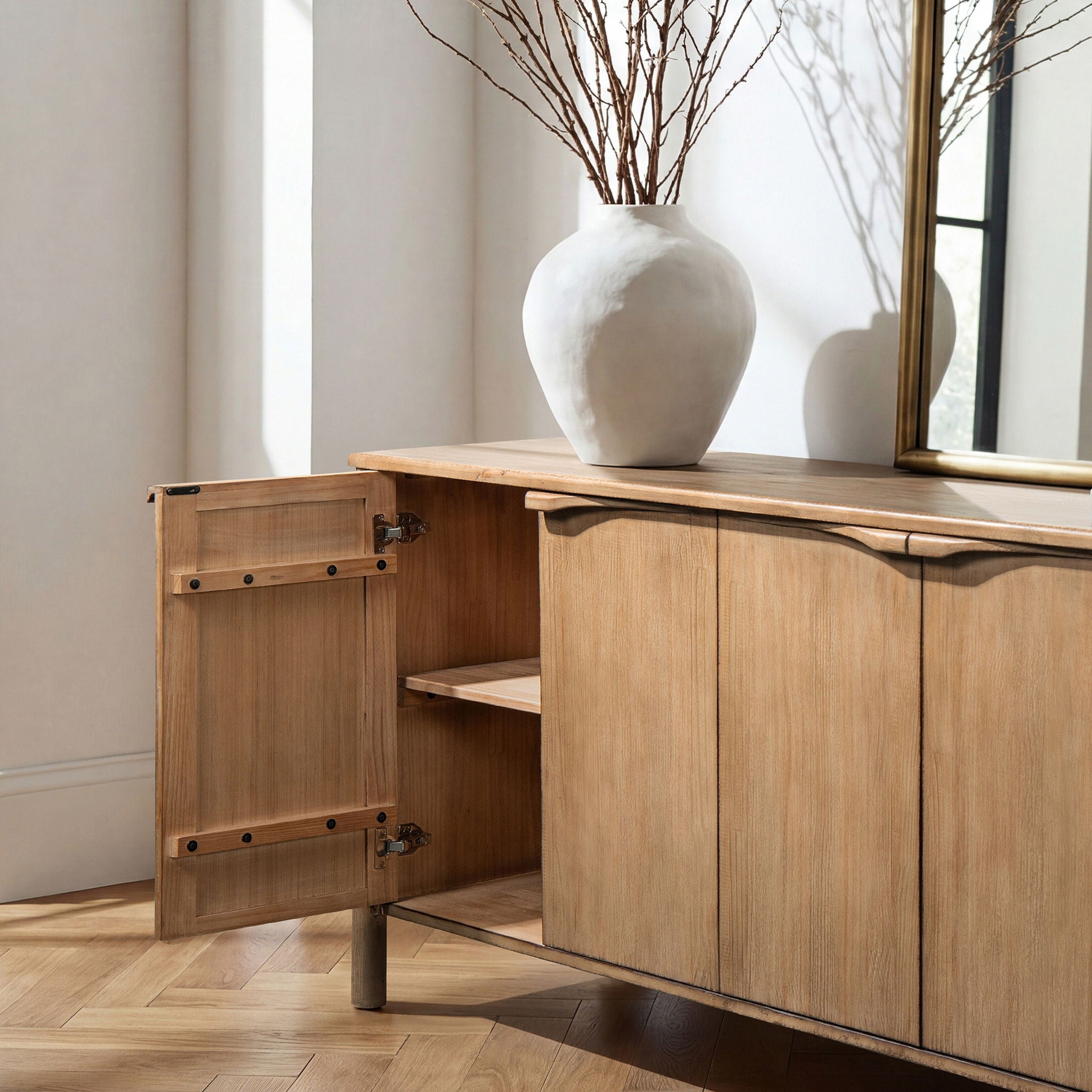 Nolan - 6 Door Sideboard - Brown
