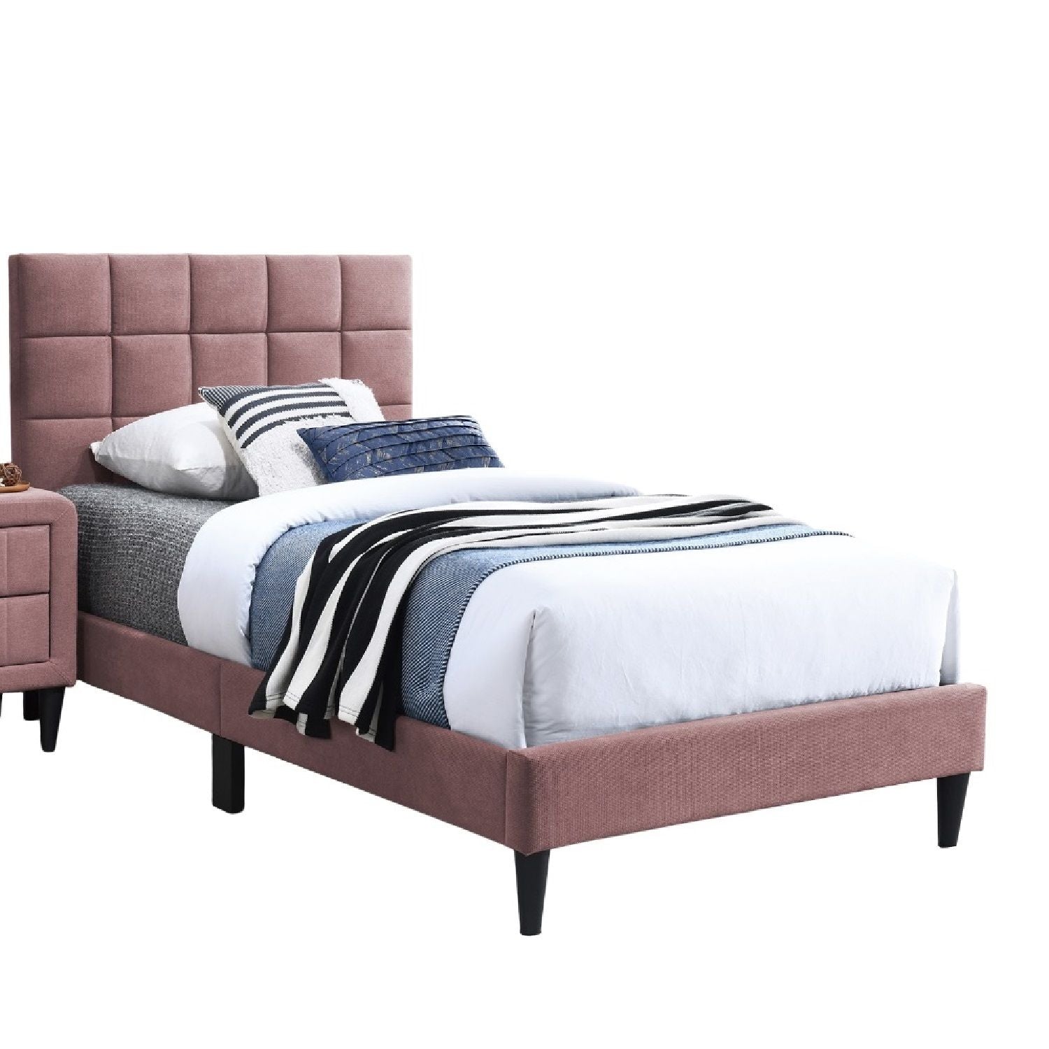 Modern Bed With Adjustable Headboard