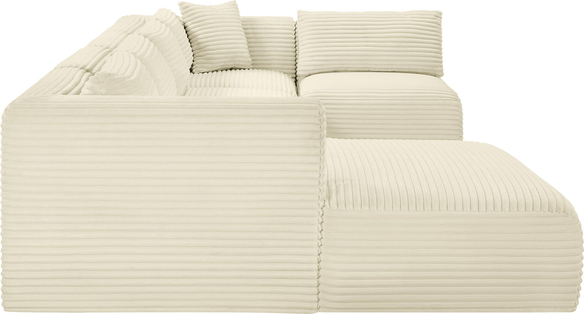 Shaggy - 5 Piece Modular U-Shaped Sectional