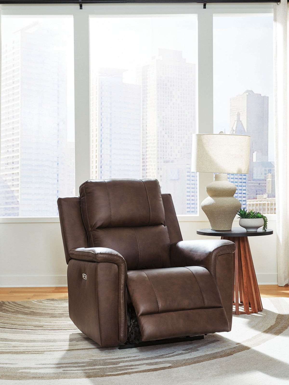 Bleckley - Power Recliner With Adjustable Headrest
