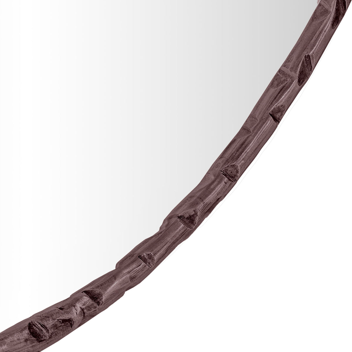Hammer - Round Iron Mirror
