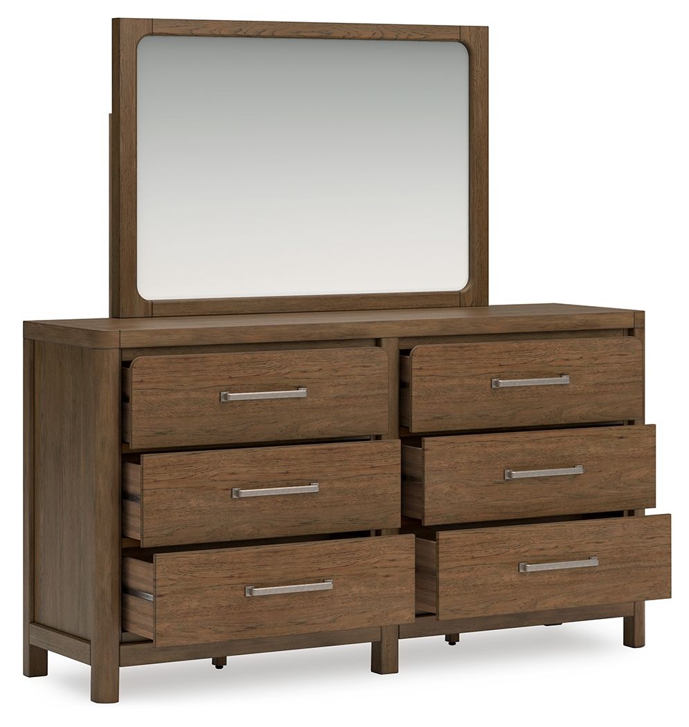 Cabalynn - Dresser And Mirror - Light Brown