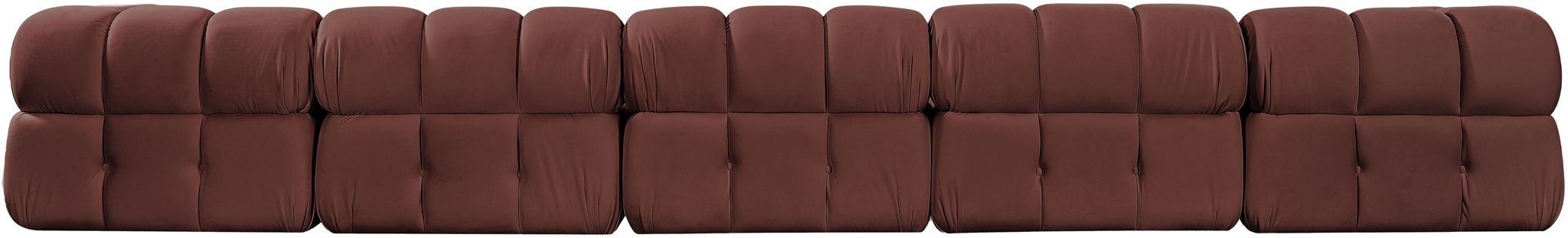 Orin - Fabric Velvet 5 Piece Modular Sofa