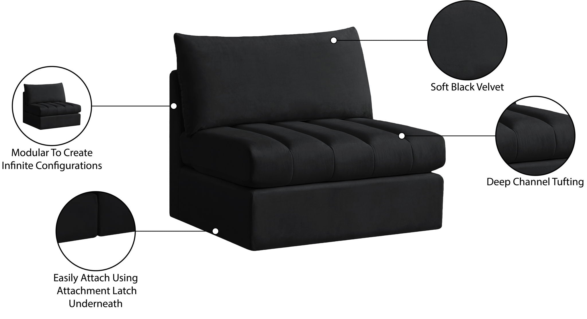 Jacob - Armless Chair