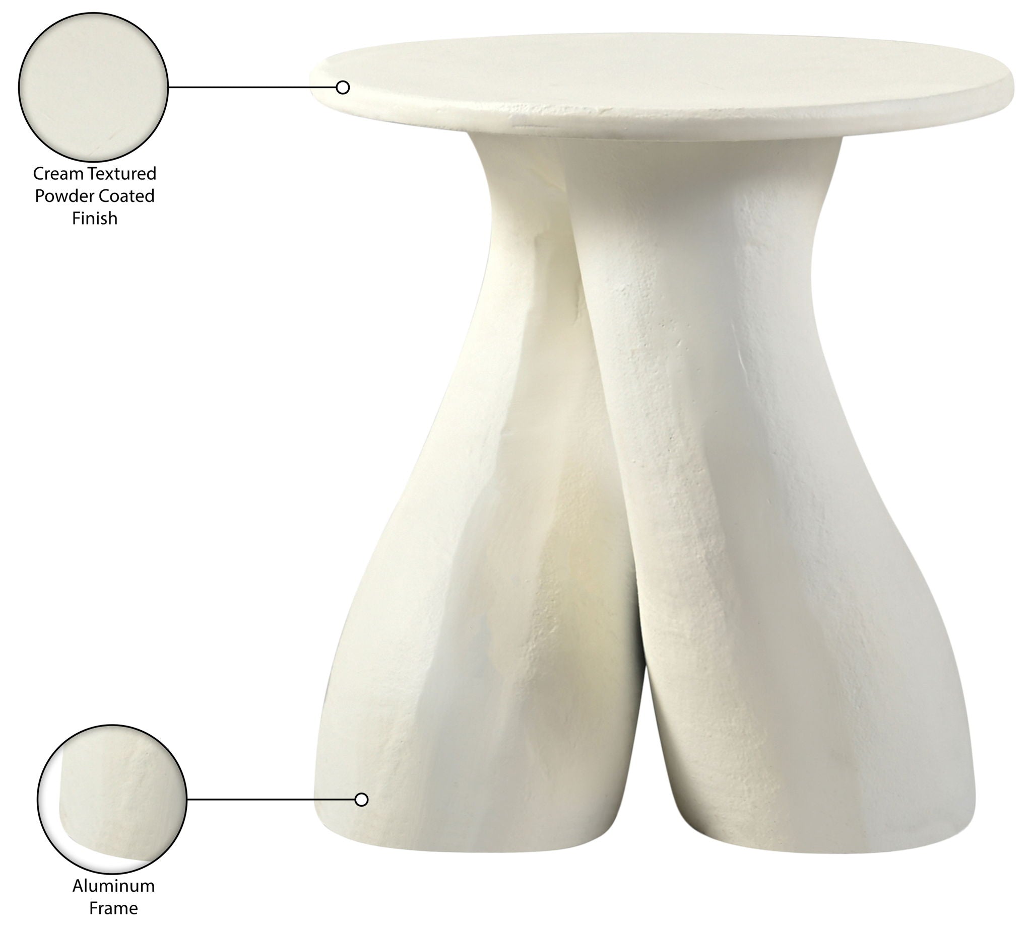Talence - Aluminum End Table