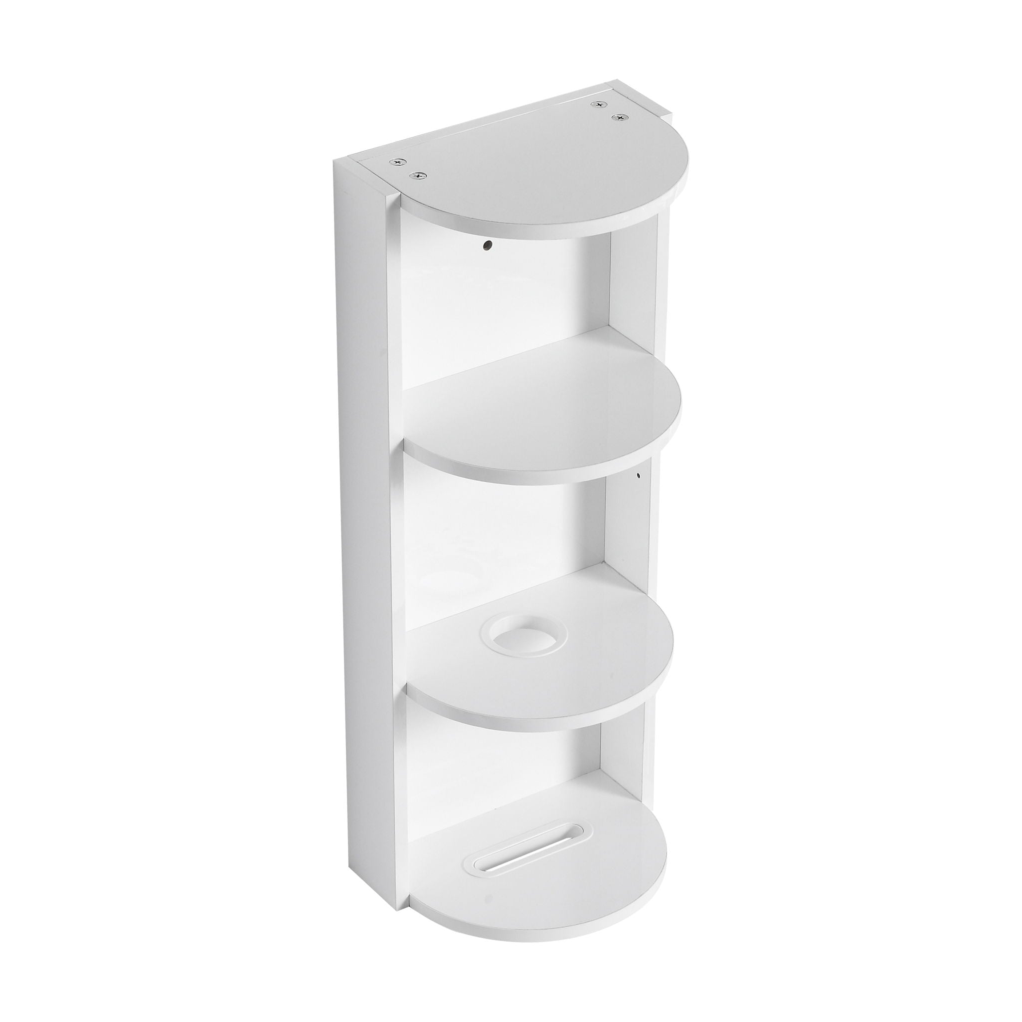 Wall Mounted Bathroom Vanity With Sink And Storage Rack, Soft Close Doors