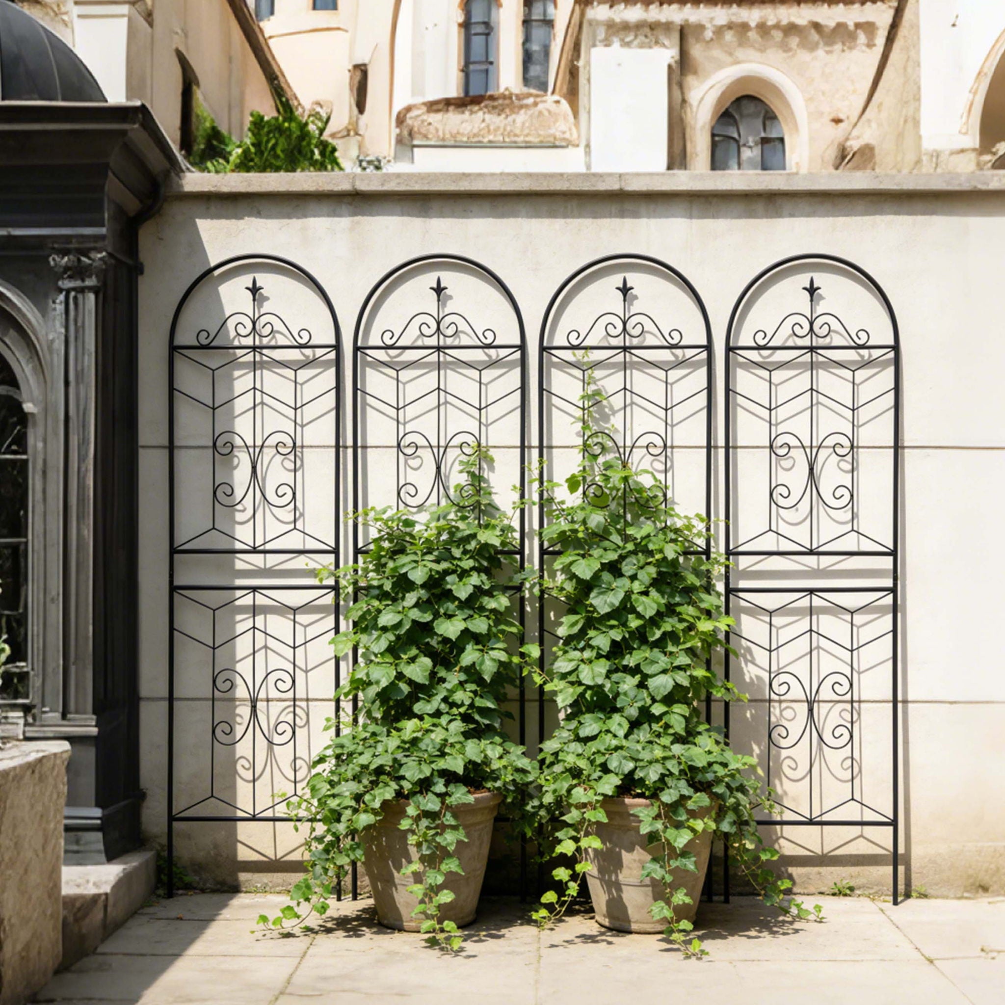 Garden Trellis, Rustproof Support For Climbing Plants
