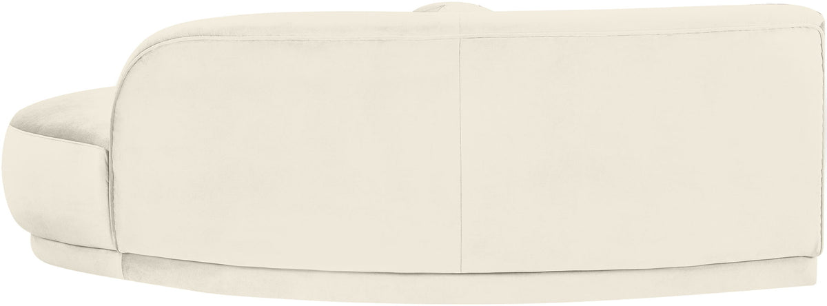 Avra - 86" Velvet Performance Fabric Upholstered Sofa