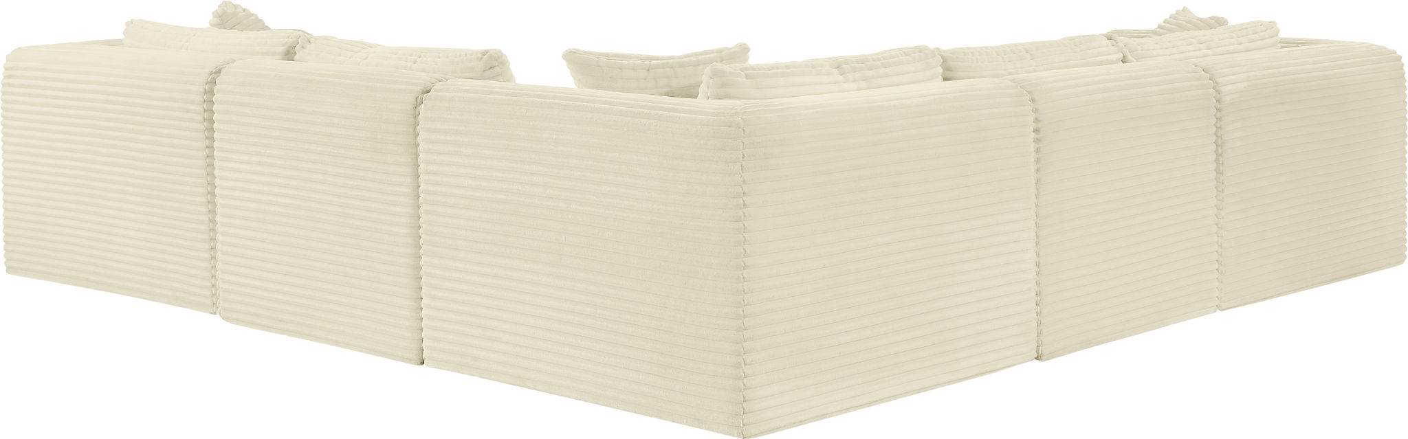 Shaggy - 5 Piece Modular Corner Sectional