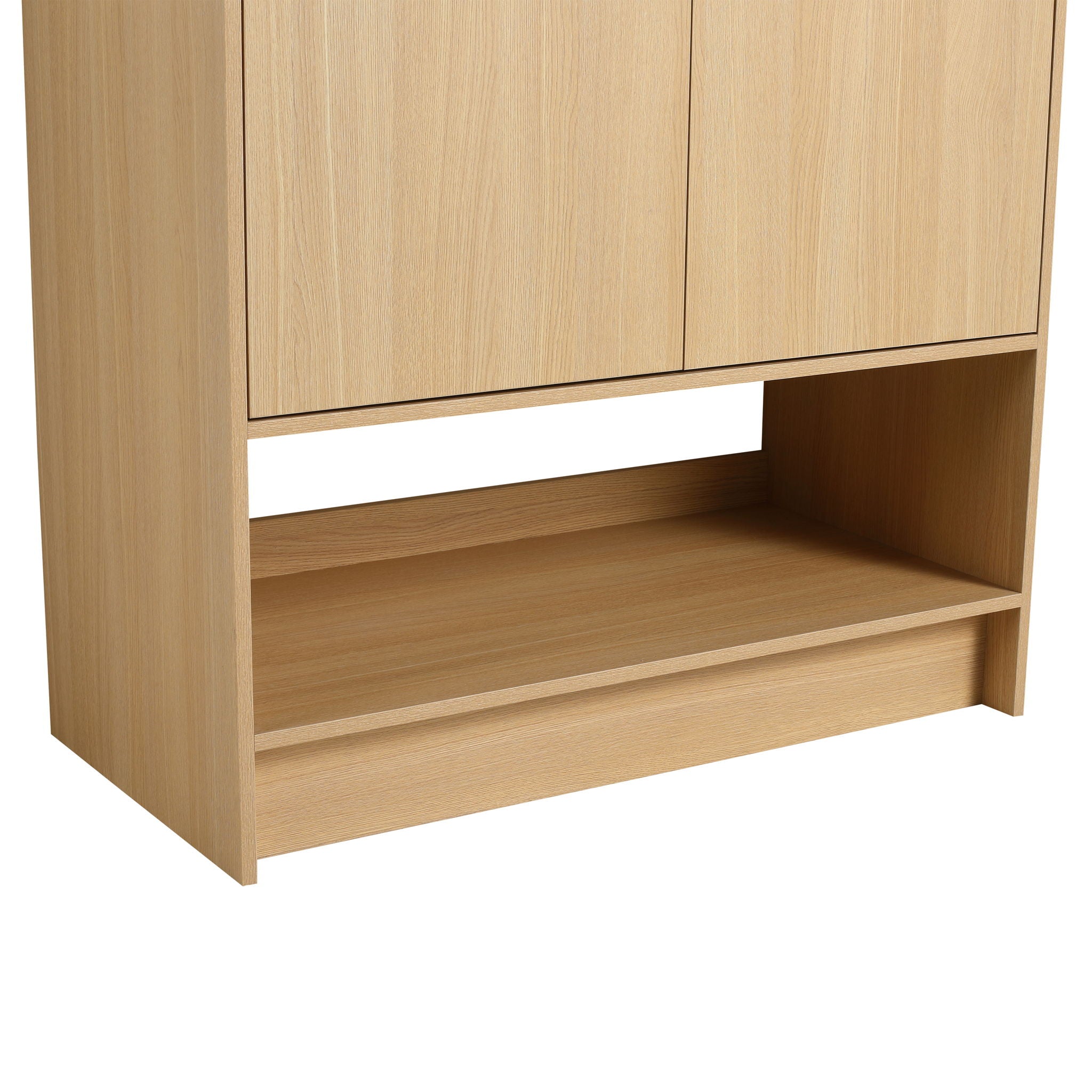 Modern Freestanding Bathroom Vanity With 2 Doors
