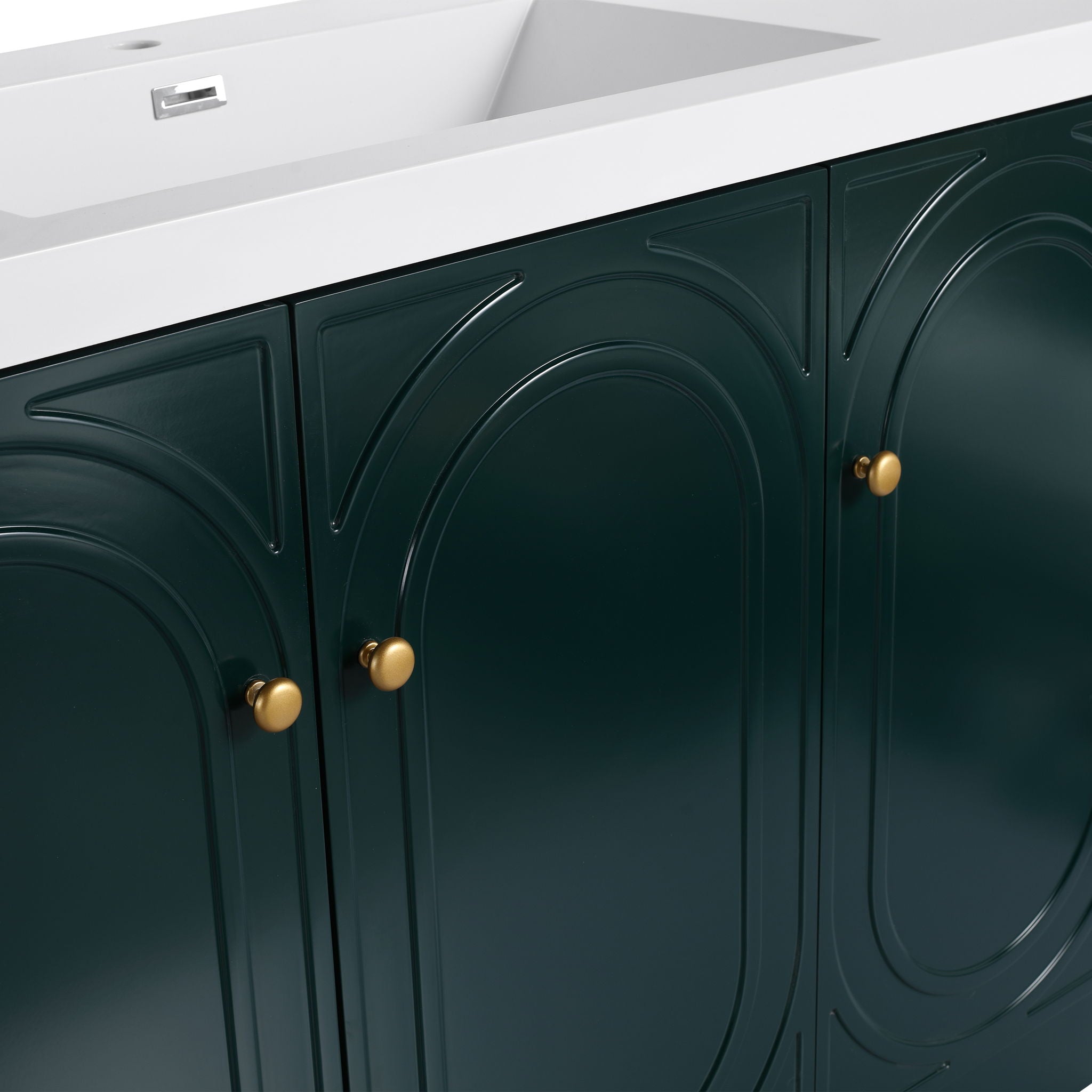 Modern Freestanding Bathroom Vanity With Soft Close Cabinet Doors