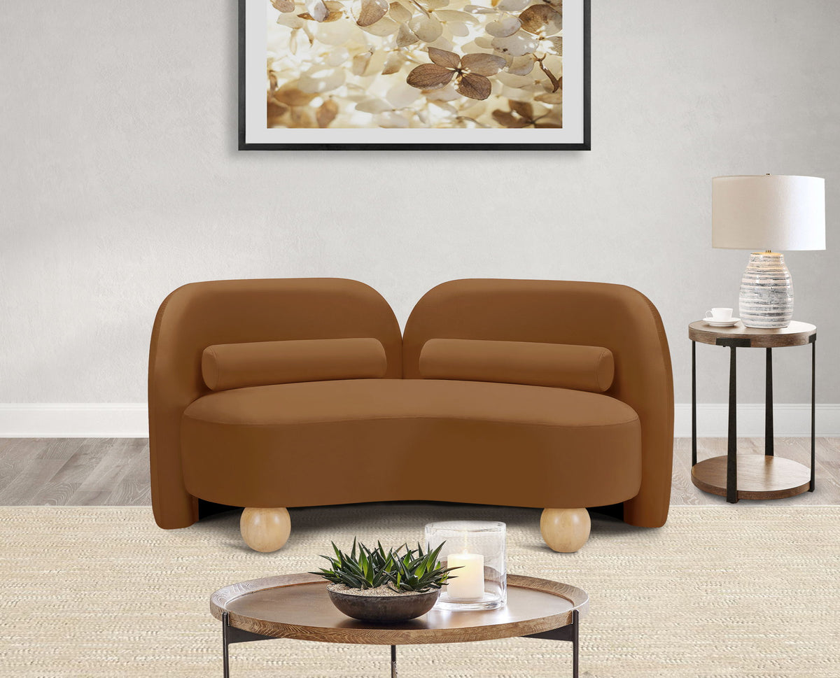 Daphne - Velvet Loveseat