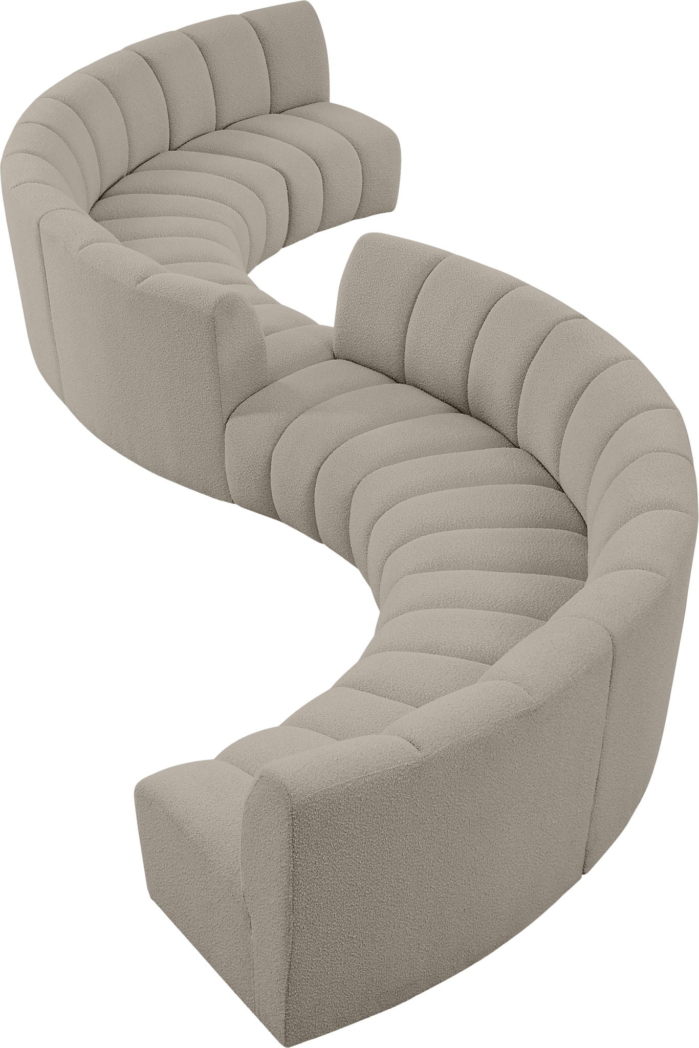 Infinity - 8 Piece Boucle Modular Sectional