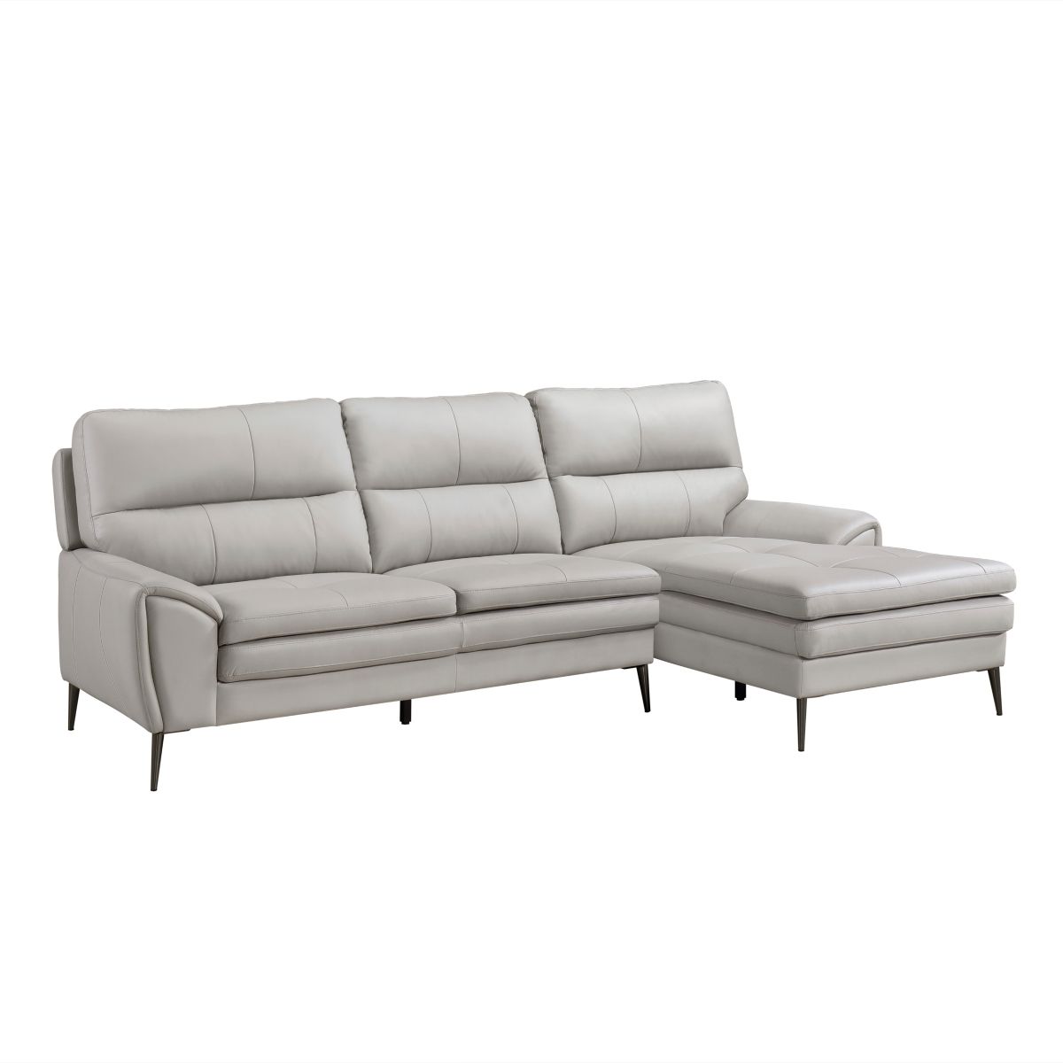 Essex - 2 Piece Sectional With Right Chaise - Gray