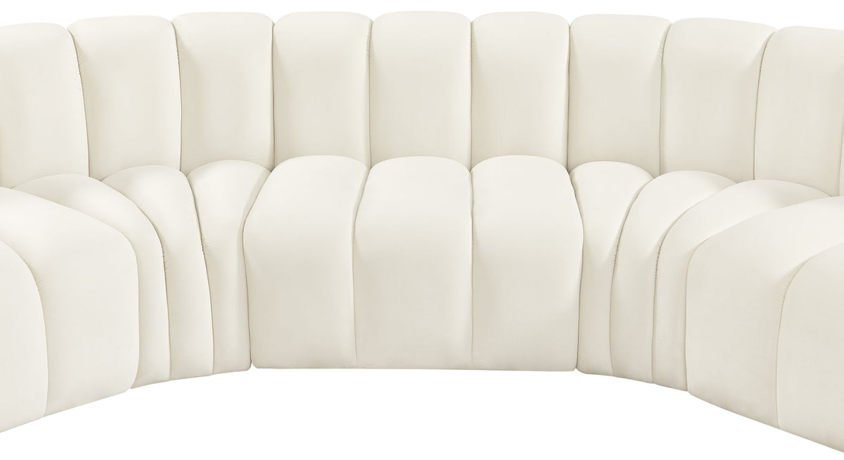 Arc - Velvet 8 Piece U-Shaped Modular Sofa