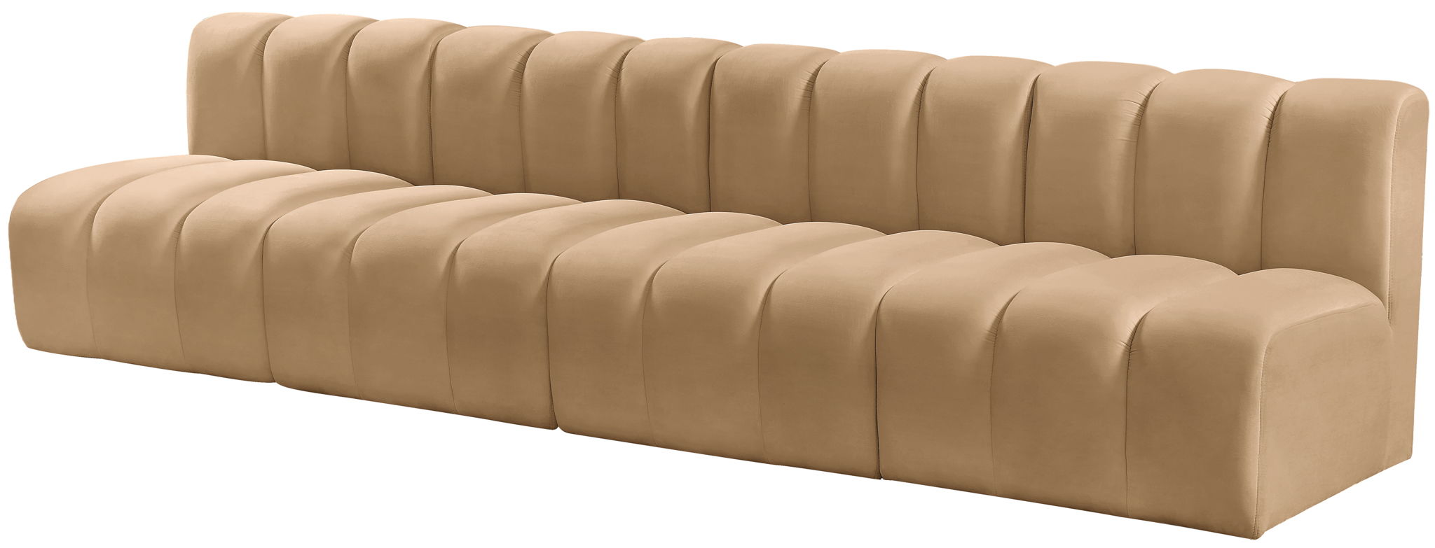 Arc - Velvet 4 Seats Modular Sofa