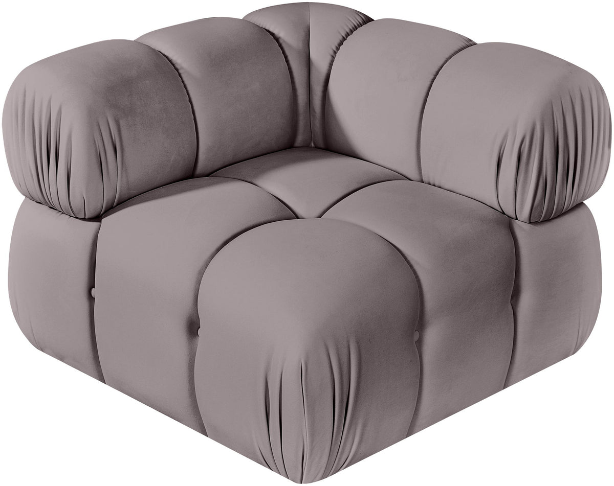 Orin - Velvet Performance Fabric Upholstered Modular Corner Chair