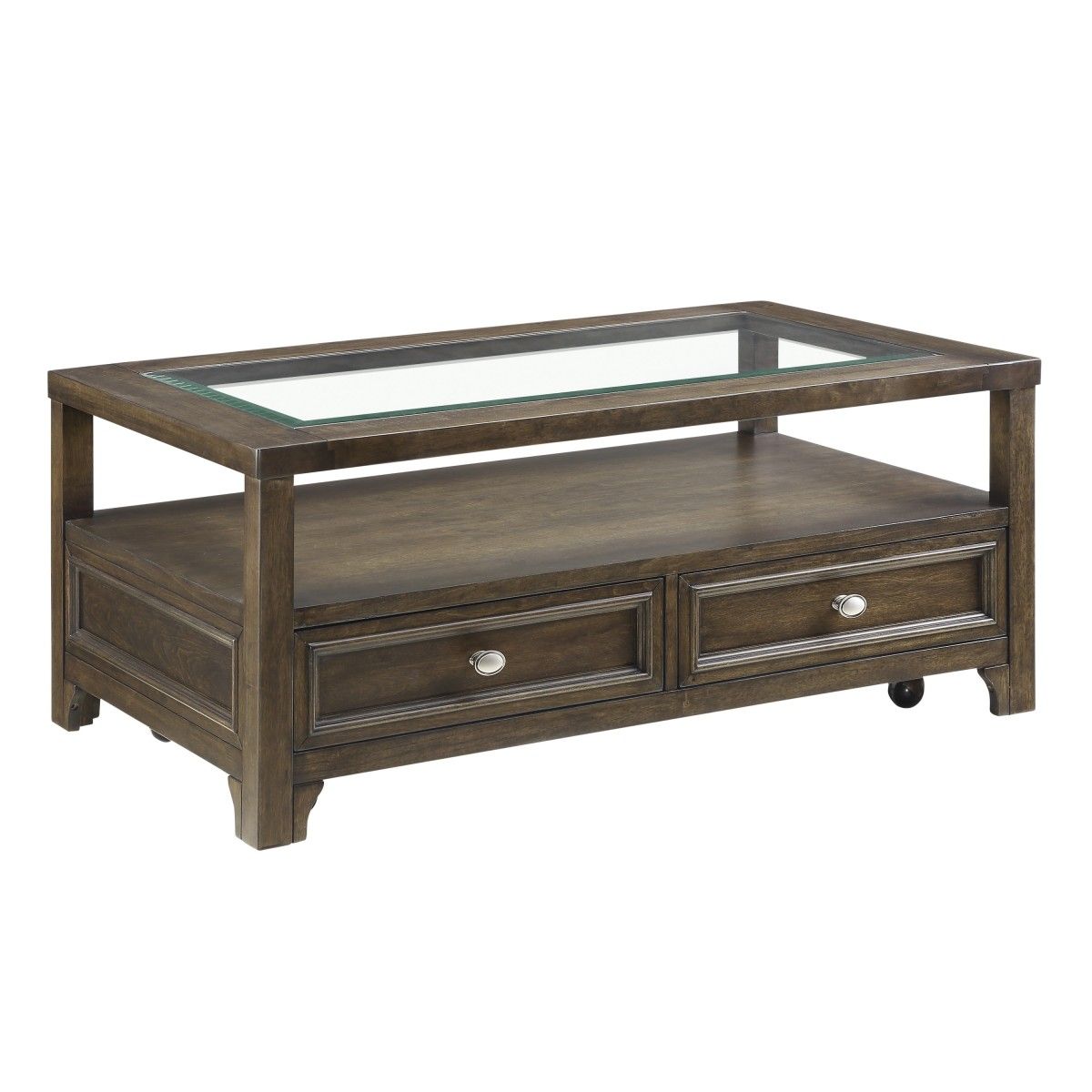 Auburn - Cocktail Table - Brown