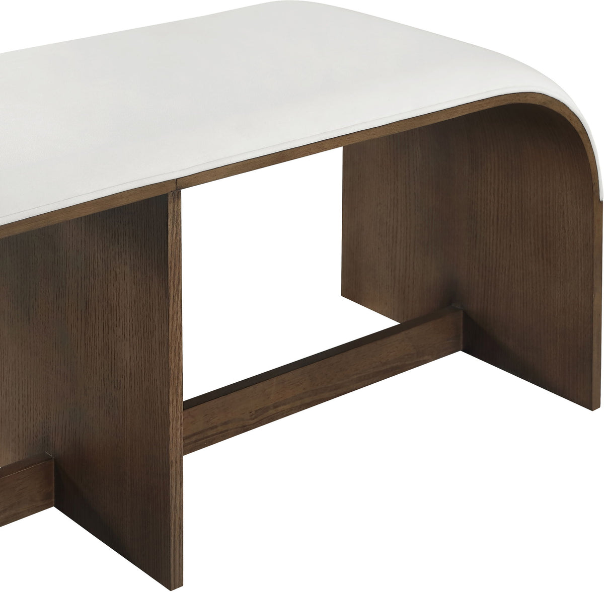 Sable - 52" Velvet Performance Fabric Upholstered Bench
