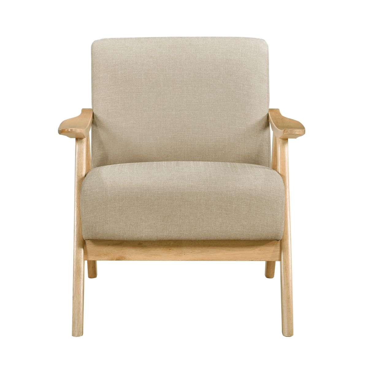 Damala - Accent Chair Light Brown Base