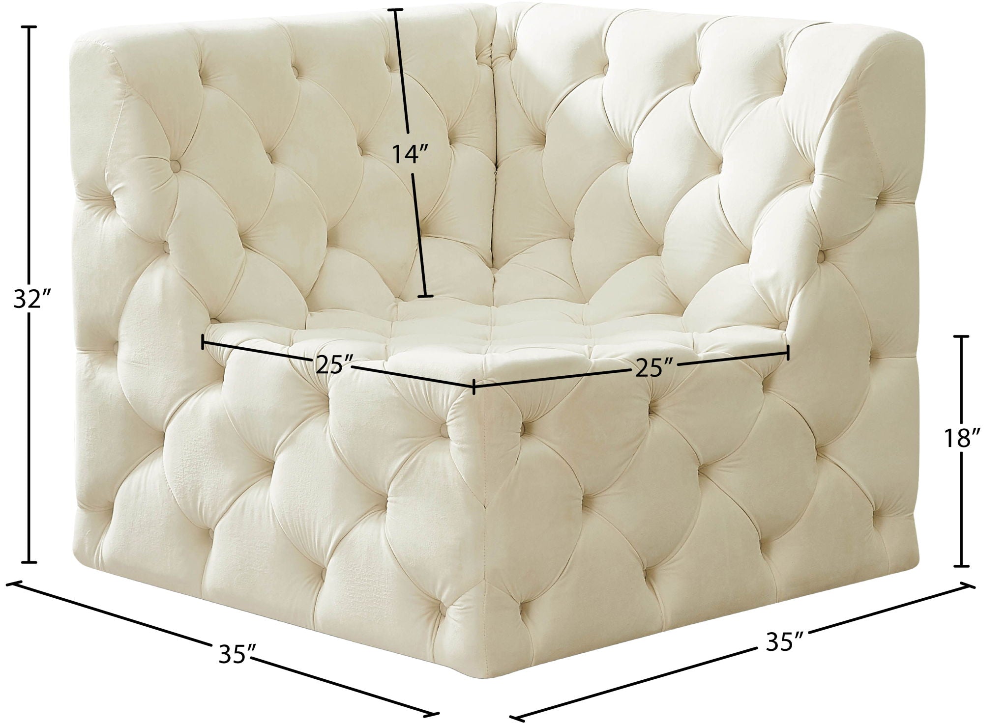 Tuft - Corner Chair