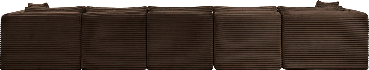 Shaggy - 7 Piece Modular Sectional With 2 Ottomans