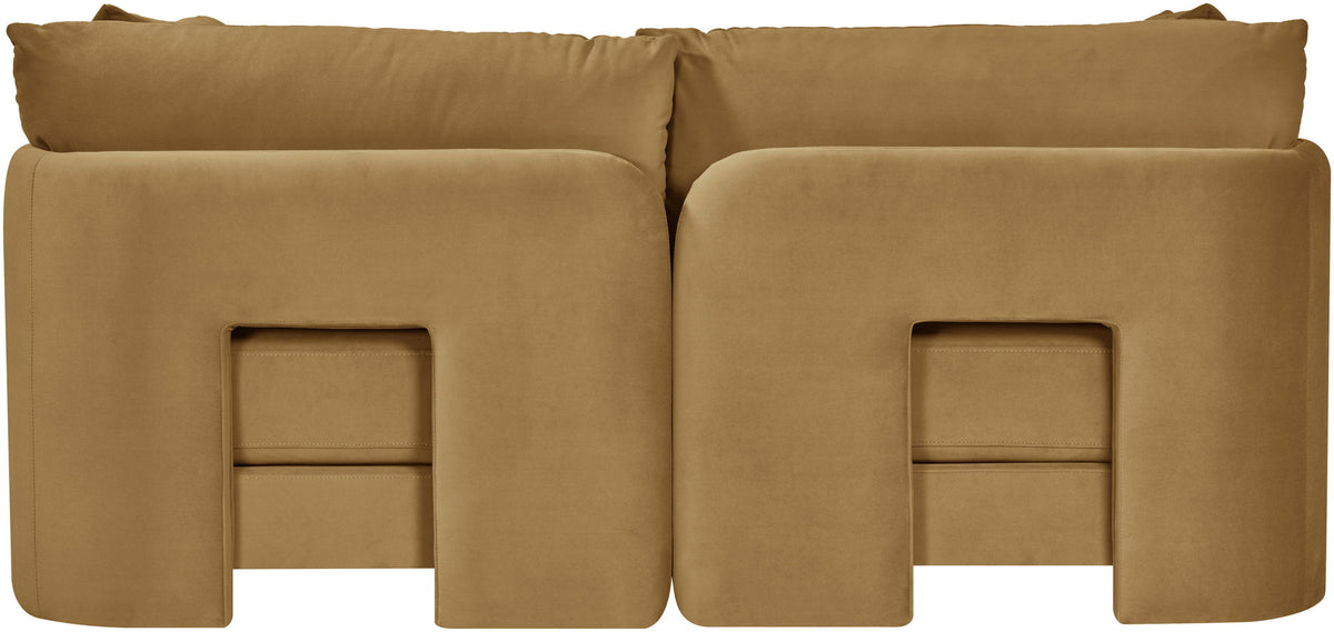 Hammond - Velvet Performance Fabric Upholstered 2 Piece Loveseat