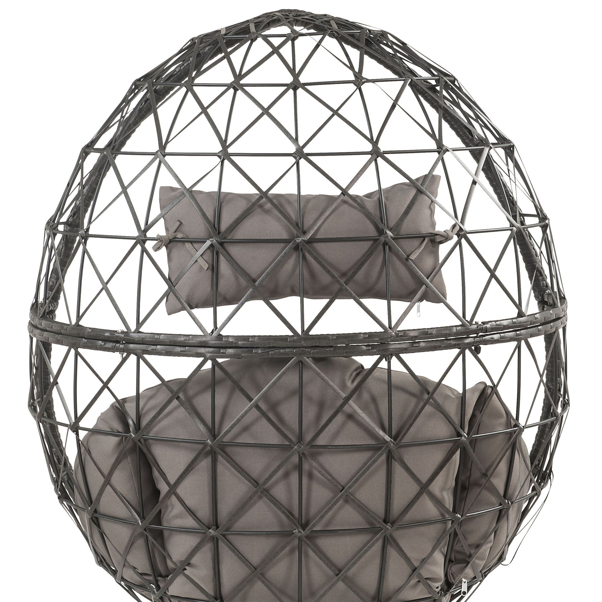 Aeven - Patio Lounge Chair - Light Gray