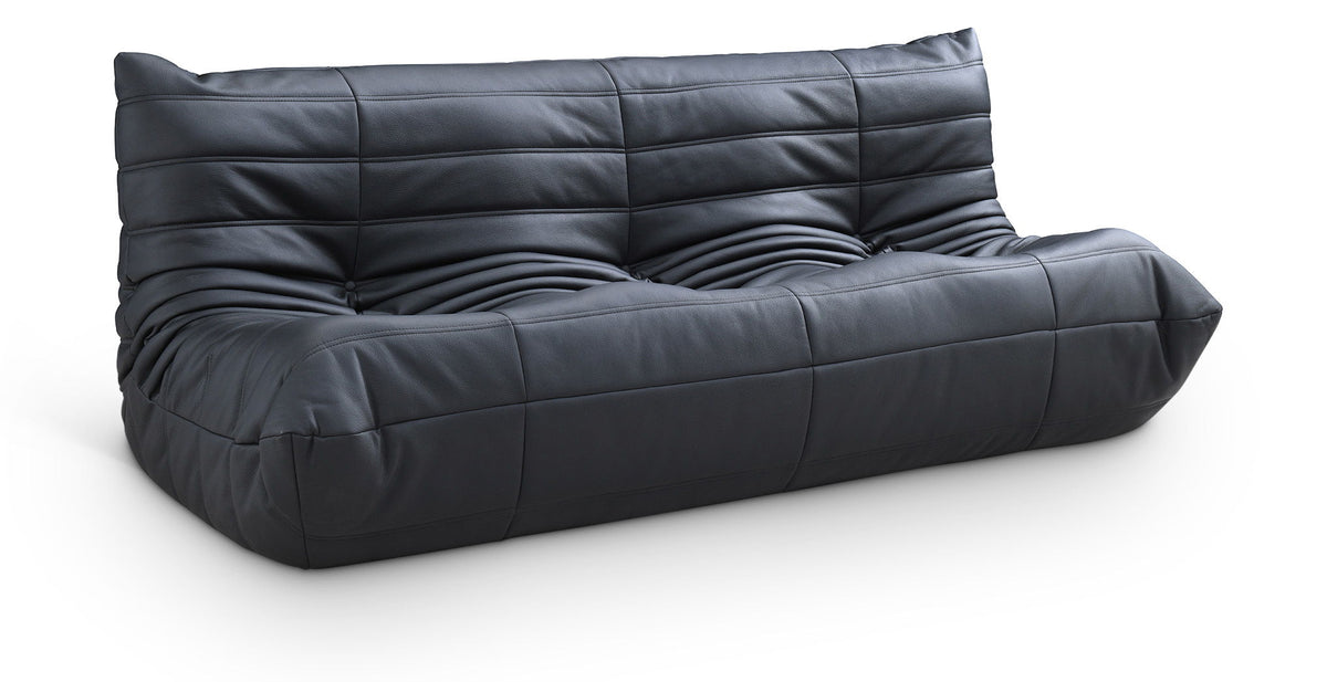 Relax - Vegan Leather 77.75" Upholstered Sofa