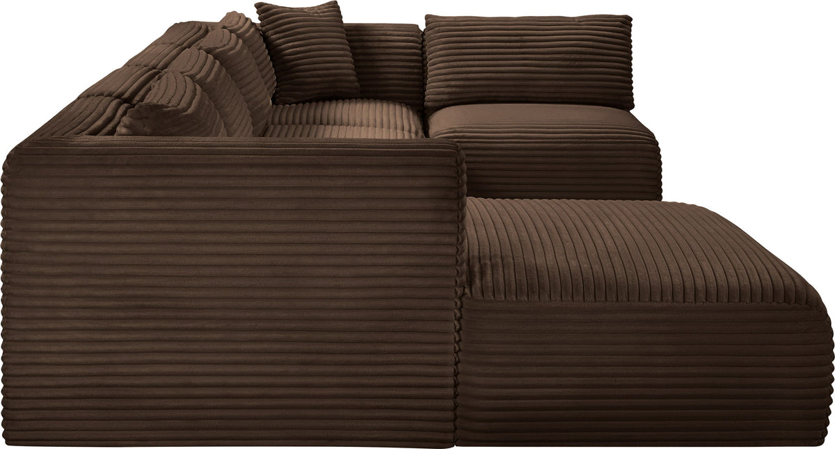 Shaggy - 5 Piece Modular U-Shaped Sectional