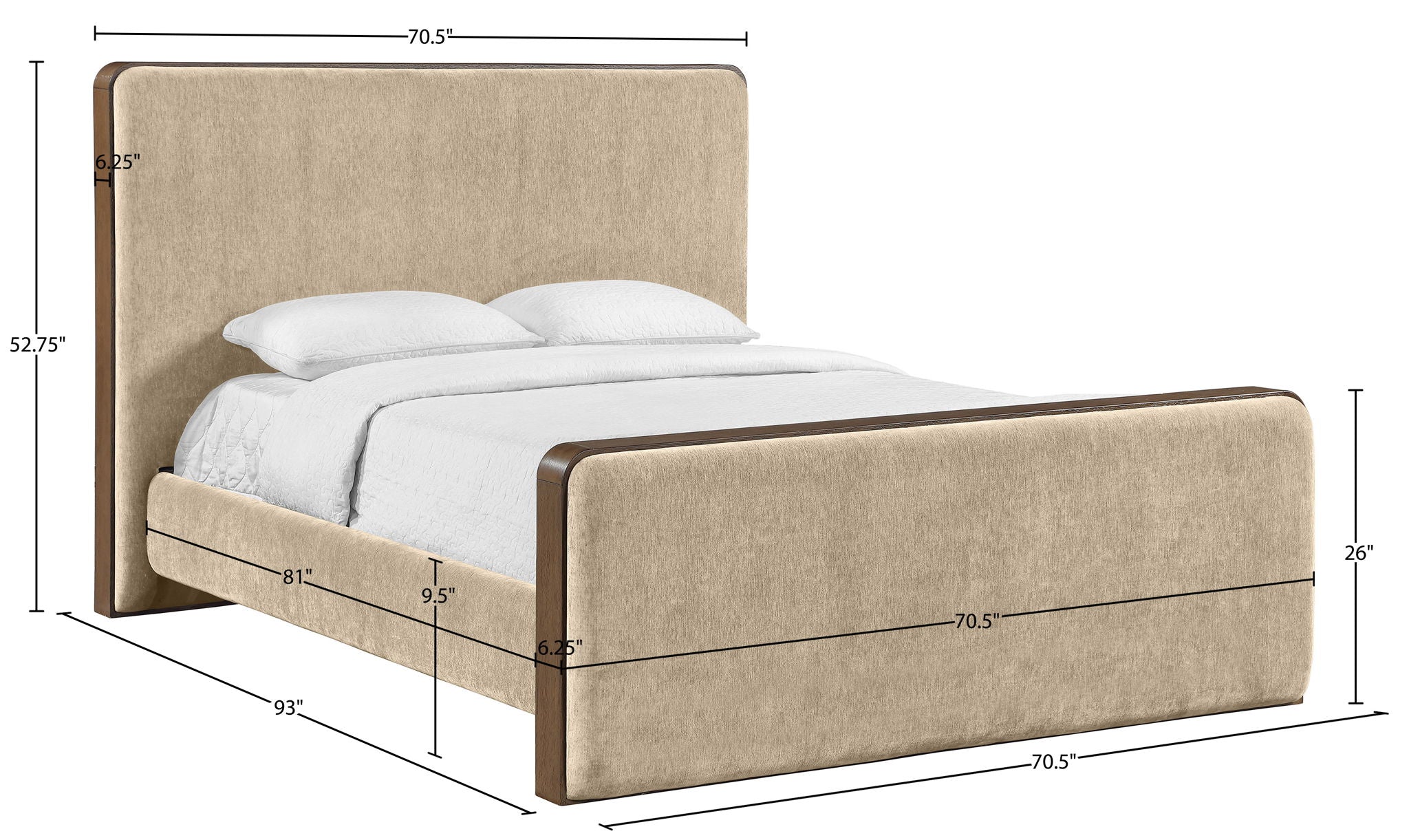 Dalton - Fabric Bed