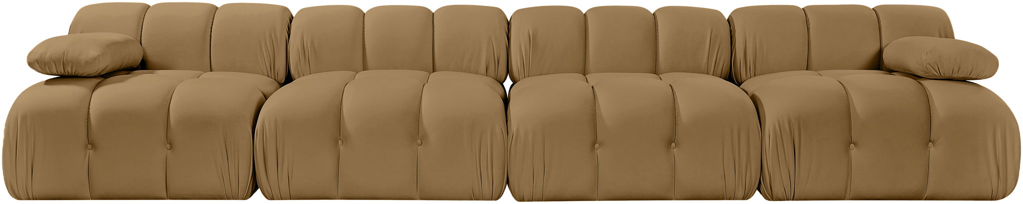Orin - Velvet 4 Piece Modular Sofa