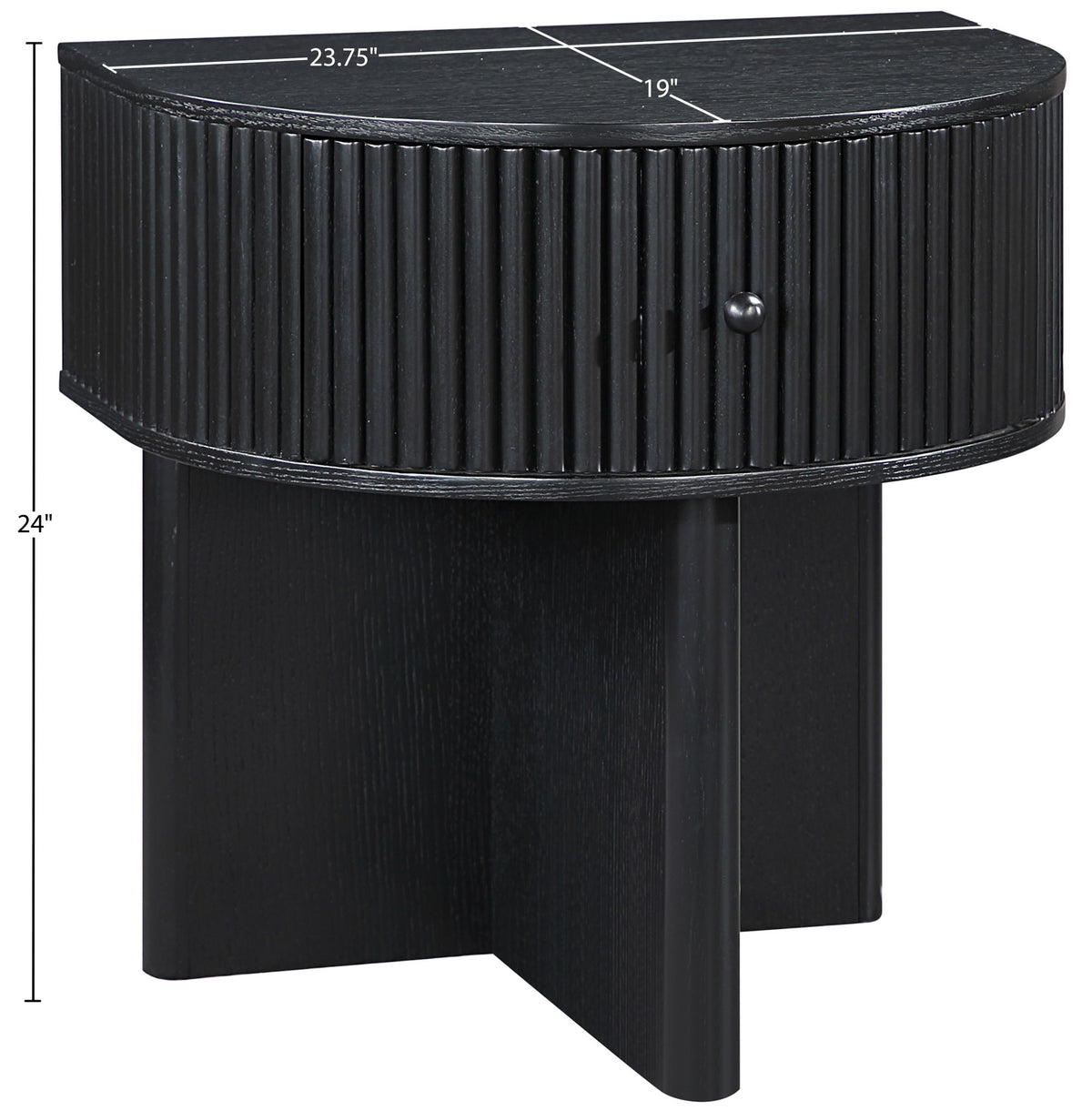 Cortland - Acacia Veneer And Solid Wood Night Stand